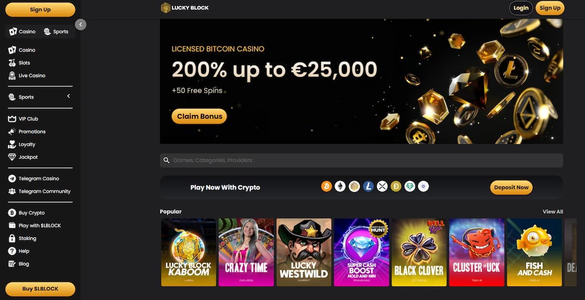 Lucky Block nejlepších online kasin